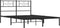 vidaXL - Bedframe - met - hoofdbord - metaal - zwart - 160x200 - cm