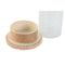 Kaarshouder Home ESPRIT Lichtbruin Metaal Touw 17 x 17 x 23 cm