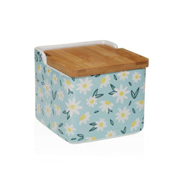 Zoutvaatje met deksel Versa DAISY Keramisch 12,2 x 11,5 x 12,2 cm