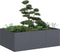 vidaXL - Plantenbak - 120x80x40 - cm - staal - antracietkleurig