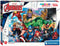 Clementoni Legpuzzel Marvel Avengers 48,5 Cm Karton 104 Stukjes