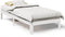 vidaXL - Bedframe - zonder - matras - massief - grenenhout - wit - 90x200 - cm