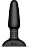 b-Vibe - Vibrerende buttplug met rotatie - Zwart/Blauw