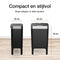 Loftey Prullenbak (2023) - 60L - Push/Touch - Zwart/RVS