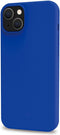 Celly Cromo Siliconen hoesje - Geschikt voor Apple iPhone 15 Plus - TPU Back Cover - Microfiber - Blauw