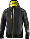 Sparco Tech Softshell Jas - Sportief, Winddicht en waterafstotend | grijs-geel / s | Softshell Jassen | 02412GSGF1S