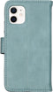 iMoshion Hoesje Geschikt voor iPhone 12 Mini Hoesje Met Pasjeshouder - iMoshion Luxe Bookcase - Lichtblauw