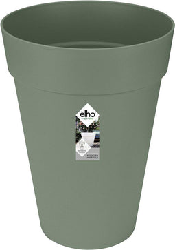 Elho Loft Urban Rond Hoog 35 - Bloempot voor Buiten - Ø 33.5 x H 45.3 cm - Pistachegroen