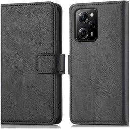 iMoshion Hoesje Geschikt voor Xiaomi Poco X5 Pro 5G Hoesje Met Pasjeshouder - iMoshion Luxe Bookcase - Zwart