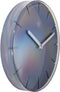 nXt - Wandklok - 20 cm - Plastic - Grijs - 'Sweet'