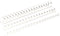 Fellowes bindruggen 10 mm wit, 100 stuks