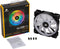 Corsair LL120 RGB - Ventilator 120mm - 600-1500 RPM - Zwart (1x)