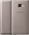 Samsung Galaxy A3 (2016) - Flip Wallet - Zacht leer-look materiaal - Goud
