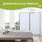 Angel Living Kamerscherm - 2 Panelen - 162cm Hoog - Flexibel - Beige/Natuurlijk