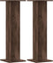 vidaXL - Plantenstandaards - 2 - st - 30x30x95 - cm - bewerkt - hout - bruin - eiken