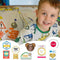 Bouwvoertuigen - vrachtwagens, graafmachines en kranen - beddengoedset voor kinderen - dekbedovertrek 120 cm x 150 cm en kussensloop voor peuters/babybedden