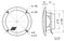 Visaton FR 10 WP - Inbouwspeaker - 20W RMS - 4 Ohm - Wit
