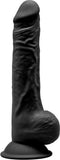 SILEXD - Realistische Dildo - 24,1 x 4,5 cm - Zwart
