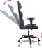 vidaXL - Gamestoel - kunstleer - zwart - en - blauw