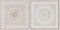 Schilderij Home ESPRIT Mandala Scandinavisch 100 x 4 x 100 cm (2 Stuks)