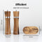 Nimma® Peper en Zoutmolen Set - Verstelbare Maalgraad - Acacia Hout