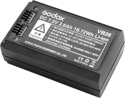 Godox VB-26 - Li-Ion Accu voor V1 Flitskop - 480 flitsen - Zwart
