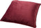Dutch Decor FINN - Sierkussen 60x60 cm - velvet - effen kleur - Red Plum - donkerroze - Inclusief binnenkussen