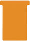 T-kaart djois formaat 3 77mm oranje 100st | 5 stuks