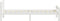 vidaXL - Bedframe - massief - grenenhout - wit - 100x200 - cm