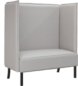 vidaXL - Hoge - Rug - Sofa - Cloud - Grijs - 109x56x121 - cm