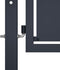 vidaXL - Poort - 100x175 - cm - staal - antraciet