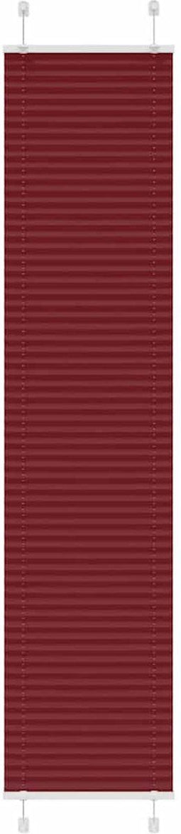 vidaXL - Plissé - rolgordijn - 50x200 - cm - stofbreedte - 49,4 - cm - bordeauxrood
