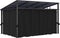 vidaXL - Prieel - met - gordijn - 405x294x244 - cm - antraciet