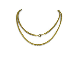 Silventi 980600543 Vossenstaart collier - 3 mm - 42+5 cm - goudkleurig