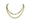 Silventi 980600543 Vossenstaart collier - 3 mm - 42+5 cm - goudkleurig