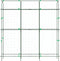 vidaXL - Plantenklimrekken - 2 - st - U-frame - staal