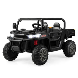 Coast Elektrische auto - Kiepwagen - 2 zitplaatsen - Max. 50 kg - 119 x 68 x 65 cm - Zwart