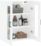 vidaXL - Wandkast - 69,5x34x90 - cm - hoogglans - wit