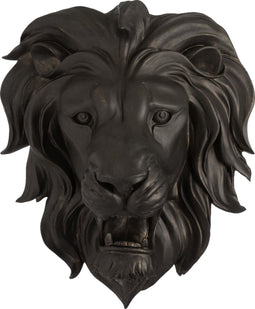 J-Line Leeuwenkop Hangend Poly Zwart