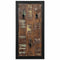 vidaXL - Kapstok - 40x2x80 - cm - massief - gerecycled - hout - meerkleurig