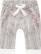 Noppies - Mailly - Broek - Meisjesbroekje met streepjespatroon en bloembroderie - Maat 62