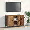vidaXL - TV-kast - Artisan - Eiken - 101x35x65 - cm - Engineered - Hout - en - Staal
