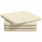 Zitkussens 4 pcs Creme 40 x 40 x 3 cm Katoen Stof