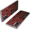 iMoshion Hoesje Geschikt voor Samsung Galaxy A51 Hoesje Siliconen - iMoshion Design hoesje - Goud / Rood / Brick Red Honeycomb