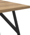 vidaXL - Set - van - 2 - Bijzettafels - in - Artisan - Eiken - met - Engineered - Wood - en - Metaal