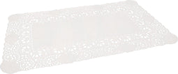 Taartrand | papier | 30x18cm | rechthoekig | wit | 250 stuks