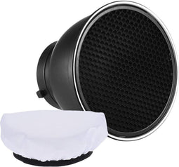 7 Inch Standaard Reflector Diffuser Lampenkap Honingraat Schotel voor Bowens Mount Studio Strobe Flash Light Speedlite