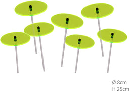 7 stuks! Zonnevangers Groen klein 25x8 cm Cazador Del Sol