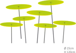 7 stuks! Zonnevangers Groen medium 120x15 cm Cazador Del Sol