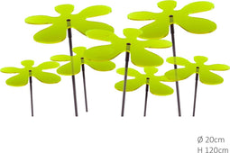 7 stuks! Zonnevangers Lotta Groen 120 cm Cazador Del Sol